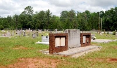 Bowie Marker<br>Gilgal Church Cemetery in Background. Click for full size. Bowie Marker<br>Gilgal Church Cemetery in Background image. Click for full size.