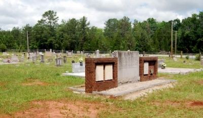 Bowie Marker<br>Gilgal Church Cemetery in Background image. Click for full size.