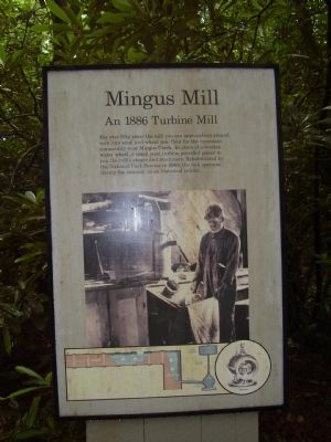 Mingus Mill Marker. Click for full size. Mingus Mill Marker image. Click for full size.