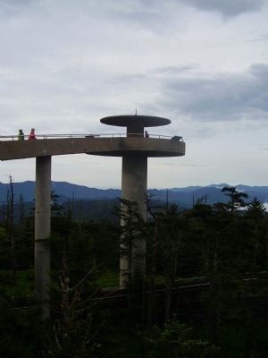 Clingmans dome 6,643 ft image. Click for full size.