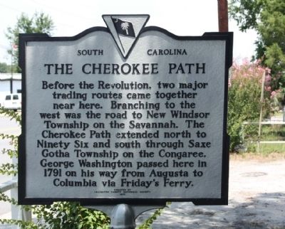 The Cherokee Path Marker image. Click for full size.