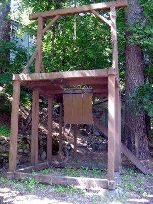 Sierra County Sheriffs Gallows image. Click for full size.