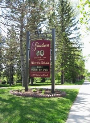 Glensheen Entrance Sign. Click for full size. Glensheen Entrance Sign image. Click for full size.