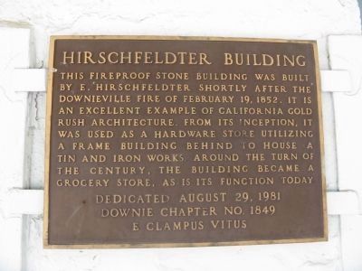Hirshfeldter Building Marker. Click for full size. Hirshfeldter Building Marker image. Click for full size.