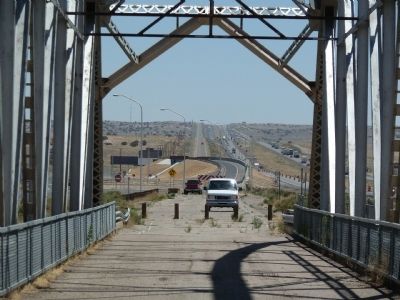 Rio Puerco Bridge - view east image. Click for full size.