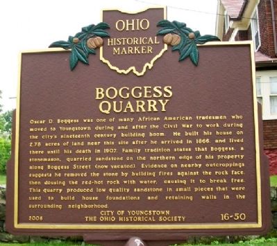Boggess Quarry (Side B) Marker. Click for full size. Boggess Quarry (Side B) Marker image. Click for full size.