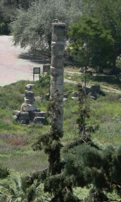 The Artemis Temple site at the northern end of the sacred route from <i>Efes</i> image. Click for full size.