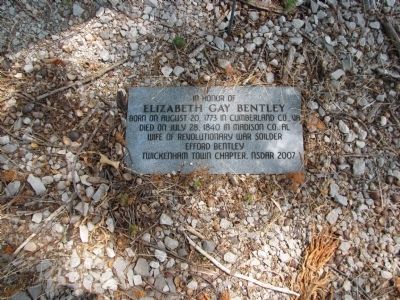 In honor of Elizabeth Gay Bentley. Click for full size. In honor of Elizabeth Gay Bentley image. Click for full size.