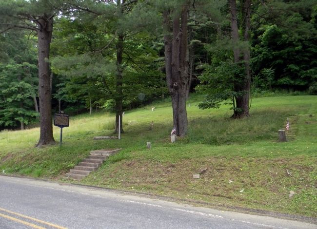 Wide view of the Freedom Road Cemetery Marker image. Click for full size.