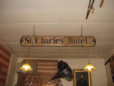 St. Charles Hotel Sign image. Click for full size.