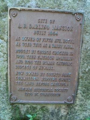 A.B. Darling Mansion Marker. Click for full size. A.B. Darling Mansion Marker image. Click for full size.