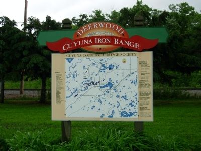 Cuyuna Range Heritage Society Sign. Click for full size. Cuyuna Range Heritage Society Sign image. Click for full size.
