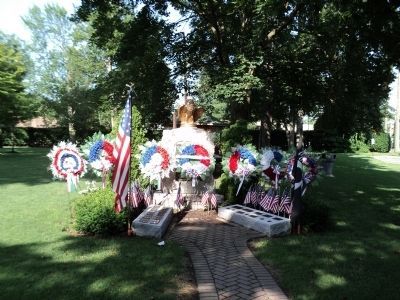 Hillsdale Veterans Monument Marker image. Click for full size.
