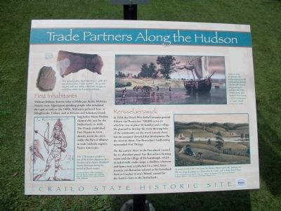 Trade Partners Along the Hudson Marker image. Click for full size.