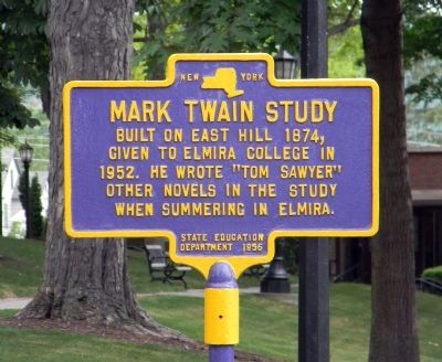 Mark Twain Study Marker image. Click for full size.