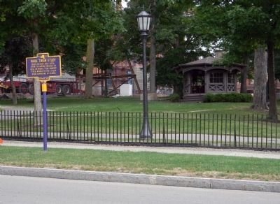 Wide view of the Mark Twain Study Marker image. Click for full size.