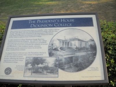 The Presidents House Marker image. Click for full size.
