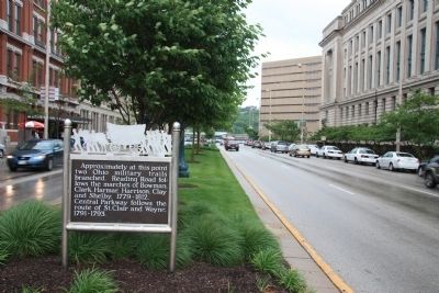 Ohio Military Trails Marker. Click for full size. Ohio Military Trails Marker image. Click for full size.