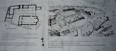 Close up of illustrations on the Areopagus Hill Marker. Click for full size. Close up of illustrations on the Areopagus Hill Marker image. Click for full size.
