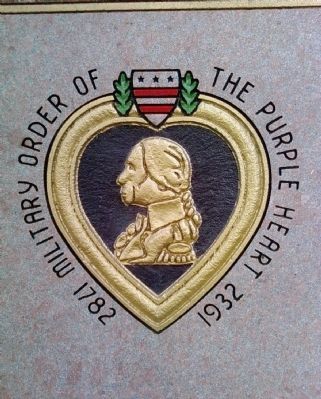 Detail of Purple Heart Memorial image. Click for more information.