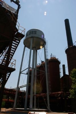 Ironmaking Marker Under The Water Tower image. Click for full size.