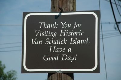 Van Schaick Island - Visit Again Soon!. Click for full size. Van Schaick Island - Visit Again Soon! image. Click for full size.