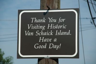 Van Schaick Island - Visit Again Soon! image. Click for full size.