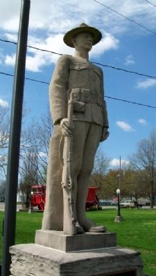Concordia Veterans Memorial Statue. Click for full size. Concordia Veterans Memorial Statue image. Click for full size.