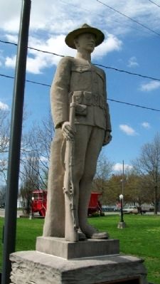 Concordia Veterans Memorial Statue image. Click for full size.
