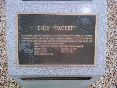 C-119 "Packet" Marker (middle). Click for full size. C-119 "Packet" Marker (middle) image. Click for full size.