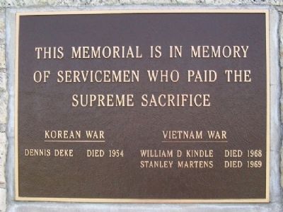St. Paul's Lutheran Church Veterans Memorial Marker. Click for full size. St. Paul's Lutheran Church Veterans Memorial Marker image. Click for full size.