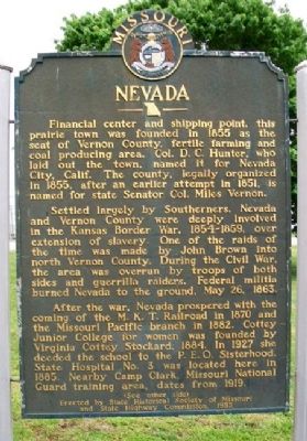 Nevada Marker (Side A). Click for full size. Nevada Marker (Side A) image. Click for full size.