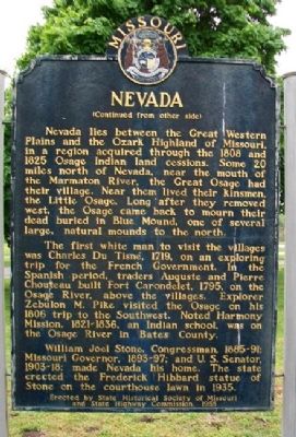 Nevada Marker (Side B) image. Click for full size.