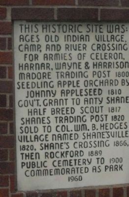 Hedges Memorial Park Marker (right) image. Click for full size.