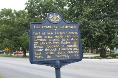 Gettysburg Campaign Marker image. Click for full size.