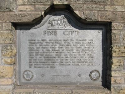 Pine City Marker image. Click for full size.