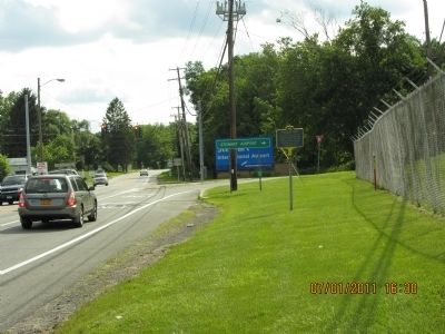 Freedom Road Marker at Route 207 entrance to Stewart International Airport.. Click for full size. Freedom Road Marker at Route 207 entrance to Stewart International Airport. image. Click for full size.
