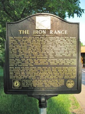 The Iron Range Marker image. Click for full size.