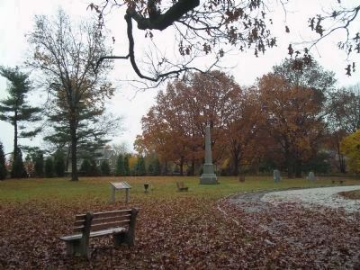 Markers on the Paoli Battlefield. Click for full size. Markers on the Paoli Battlefield image. Click for full size.