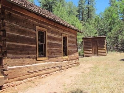 Strawberry School House and Out Building. Click for full size. Strawberry School House and Out Building image. Click for full size.