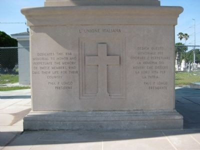 Ossuarium Memoriale: L'Unione Italiana World War II Memorial image. Click for full size.