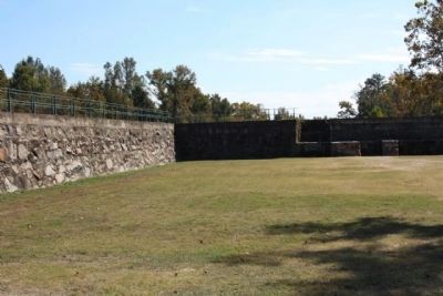 The Augusta Canal Headgate Locks Retaining Walls image. Click for full size.