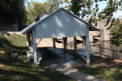 The Augusta Canal Headgates Dining Hall circa 1880 BBQ pit image. Click for full size.