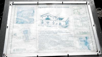Synagogue of Capharnaum Marker. Click for full size. Synagogue of Capharnaum Marker image. Click for full size.