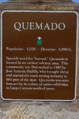 Quemado Marker image. Click for full size.