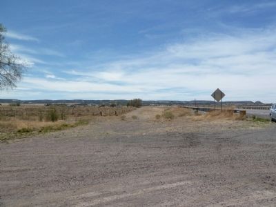 View west from the Quemado Marker image. Click for full size.