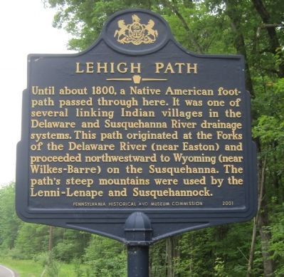 Lehigh Path Marker image. Click for full size.