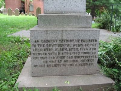 Capt. Pownal Deming Monument. Click for full size. Capt. Pownal Deming Monument image. Click for full size.