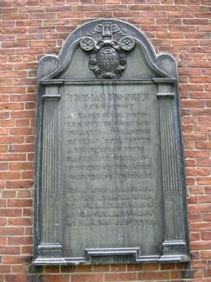Thomas Hooker Marker image. Click for full size.