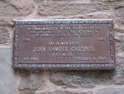 Plaque on the Building image. Click for full size.
